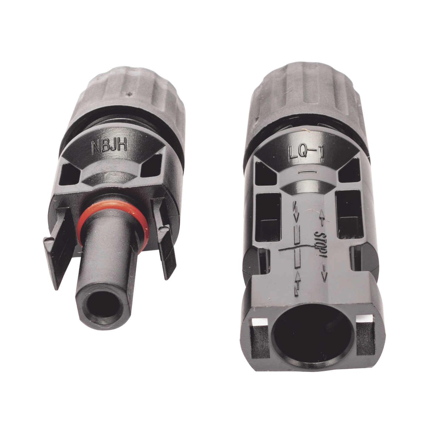 Conector MC4 macho y hembra