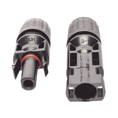 Conector MC4 macho y hembra