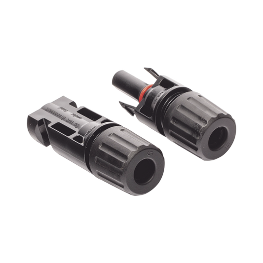 Conector MC4 macho y hembra