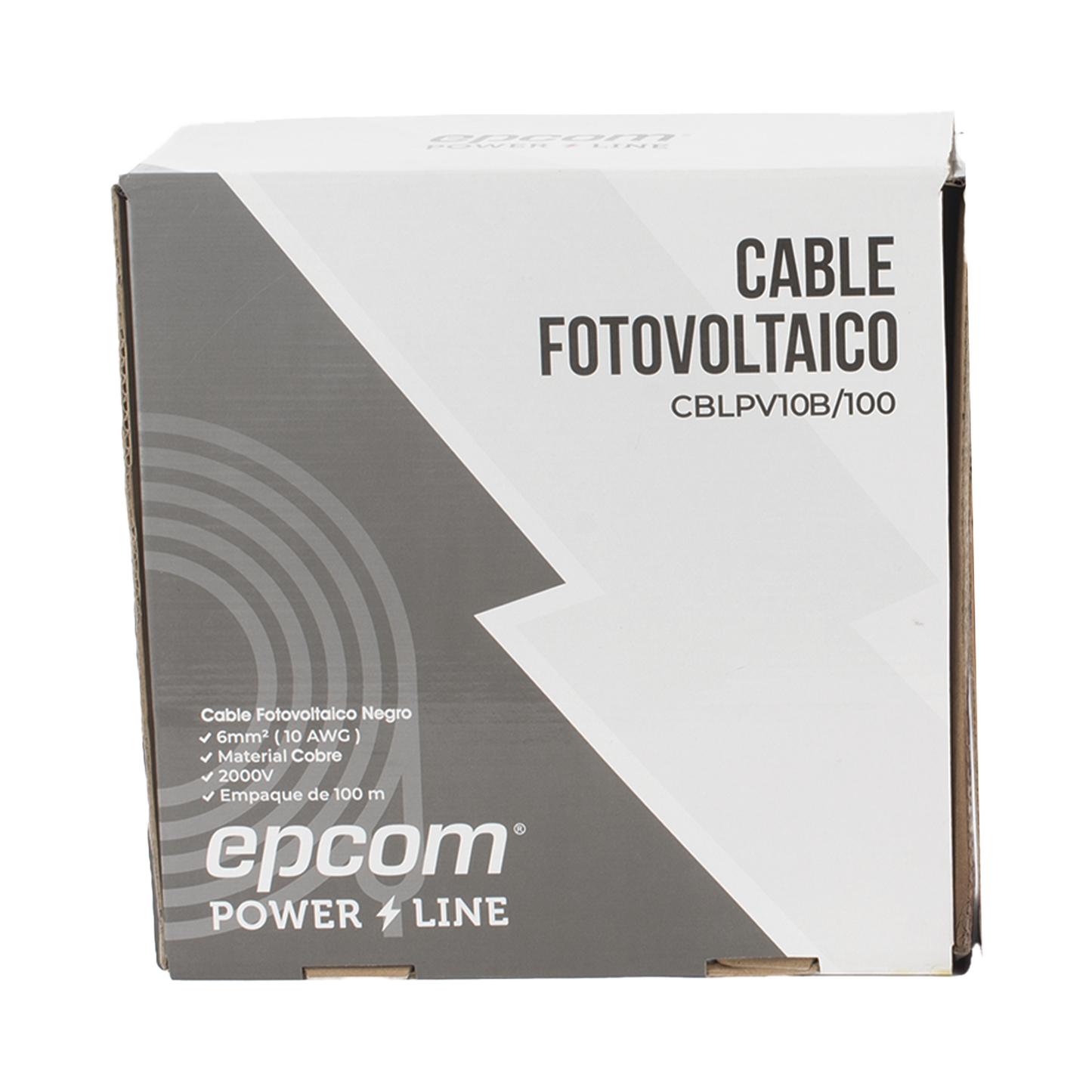 Kit de cable solar rojo y negro 10 AWG 100 m