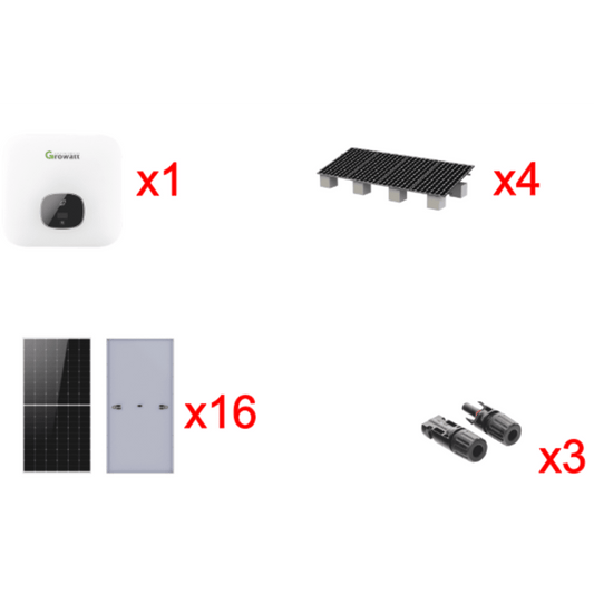 Kit Solar Growatt 10 kW