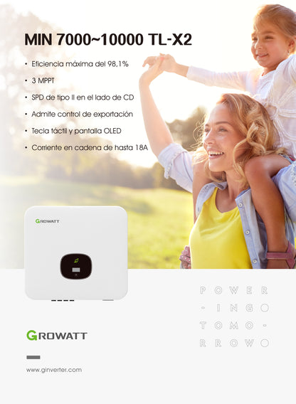 Inversor solar Growatt 10kW