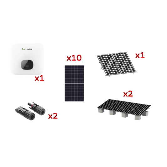 Kit Solar Growatt 6 kW