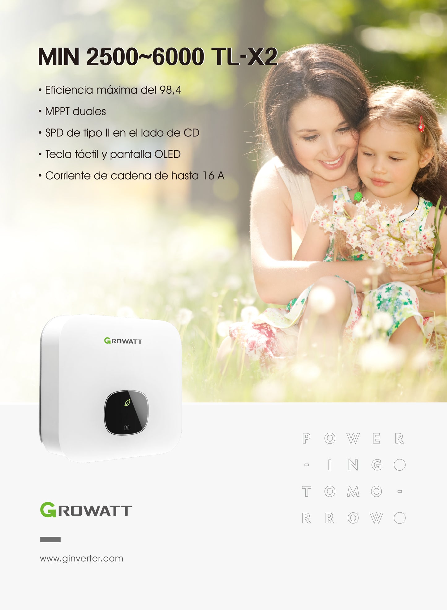Inversor solar Growatt 6kW