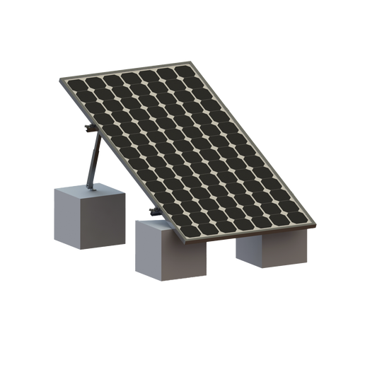 Montaje solar ajustable para 1 panel